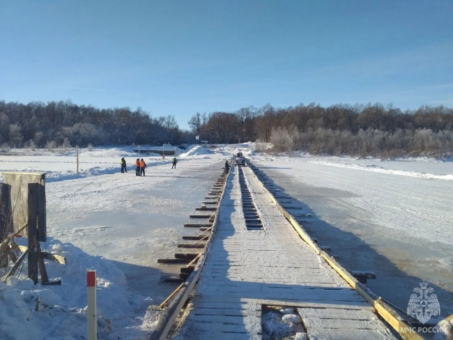Ледовая переправа открыта между Нижегородской областью и Чувашией