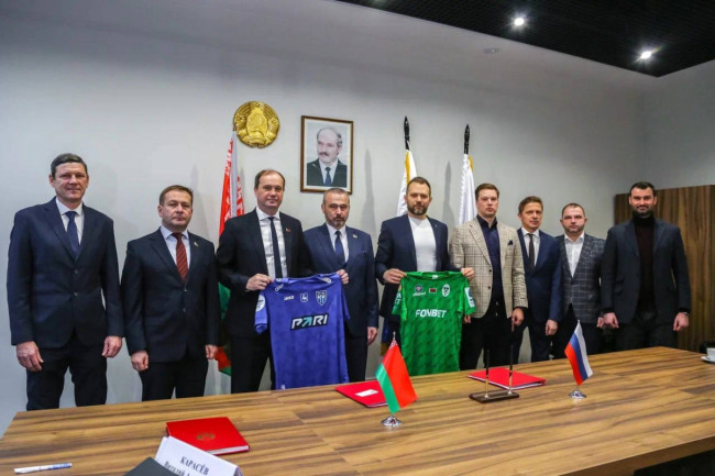 Нижегородский клуб &laquo;Пари НН&raquo; и &laquo;Гомель&raquo; подписали меморандум о сотрудничестве