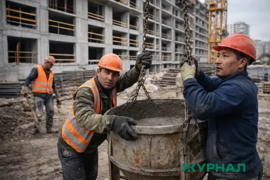 Метростроевцы начали возведение ограждения для вентиляционной шахты в Нижнем Новгороде