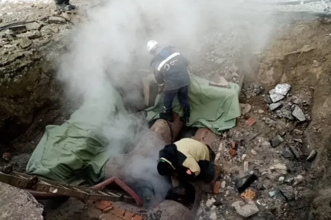 Коммунальная авария в Дзержинске оставила жителей без воды и тепла