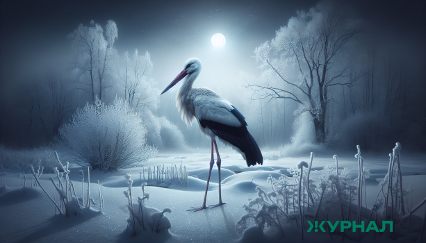 Аист Гера успешно зимует в Перевозском округе и общается с местными жителями