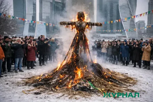 Масленицу отметили в Нижнем Новгороде с участием студентов и школьников