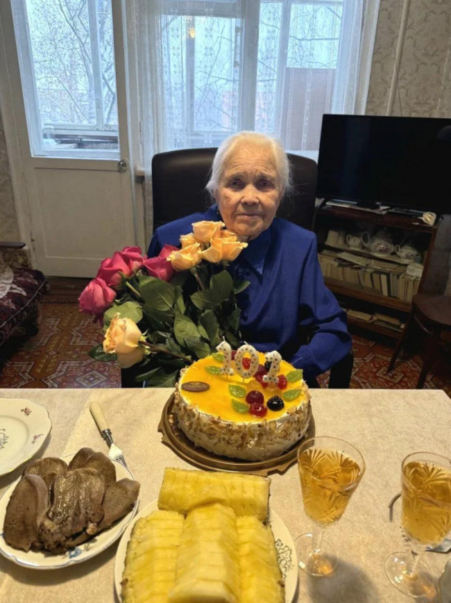 Ветеран войны Ряхима Бичурина отметила 101-летие в Нижнем Новгороде