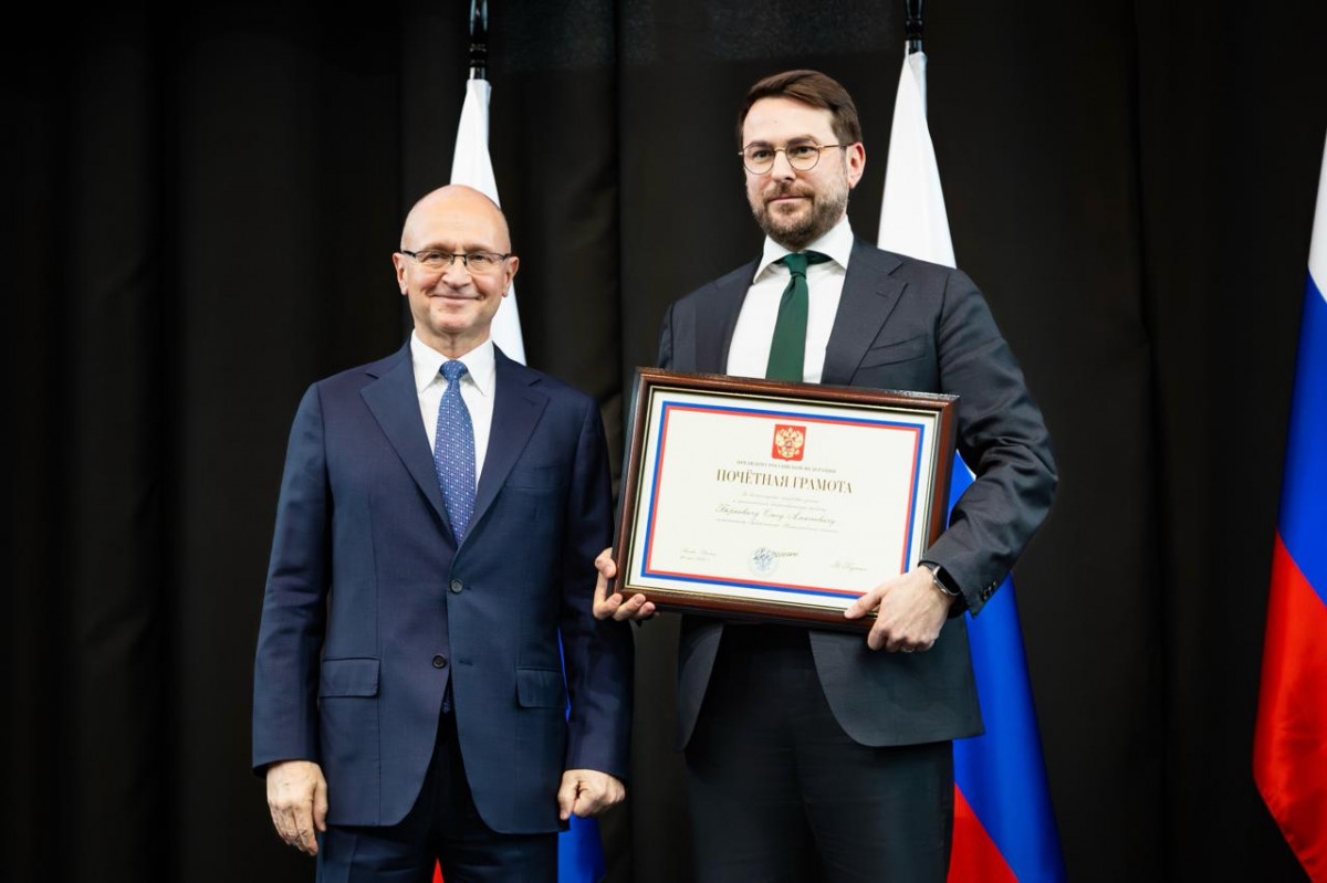 Олег Беркович получил почетную грамоту от президента России