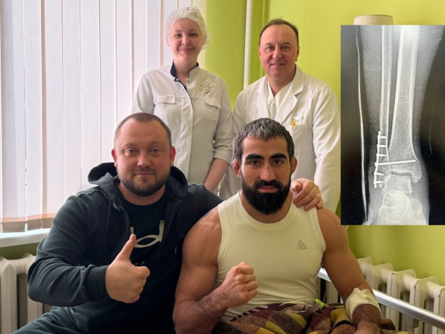 Саид Хатиев успешно перенёс операцию на лодыжках в Нижнем Новгороде