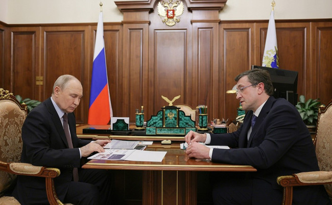 Губернатор Нижегородской области обсудил развитие региона на встрече с Путиным