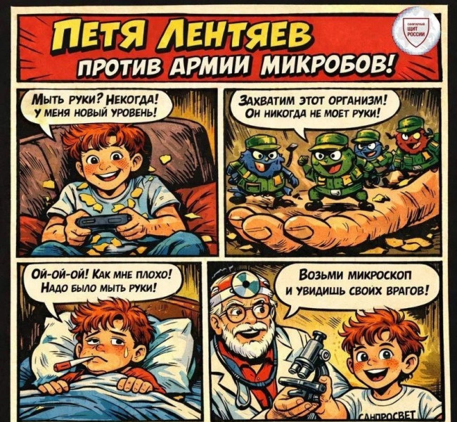Роспотребнадзор запускает комиксы о здоровье для нижегородских детей
