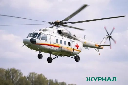 Пациент из Уреня экстренно доставлен в Борскую ЦРБ на вертолете