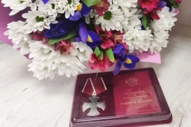Семье погибшего на СВО нижегородца вручили Орден Мужества