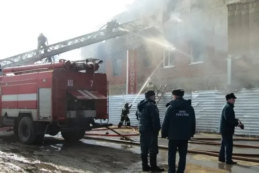 Пожар произошел на стройке ЖК &laquo;Симфония Нижнего&raquo; в центре Нижнего Новгорода