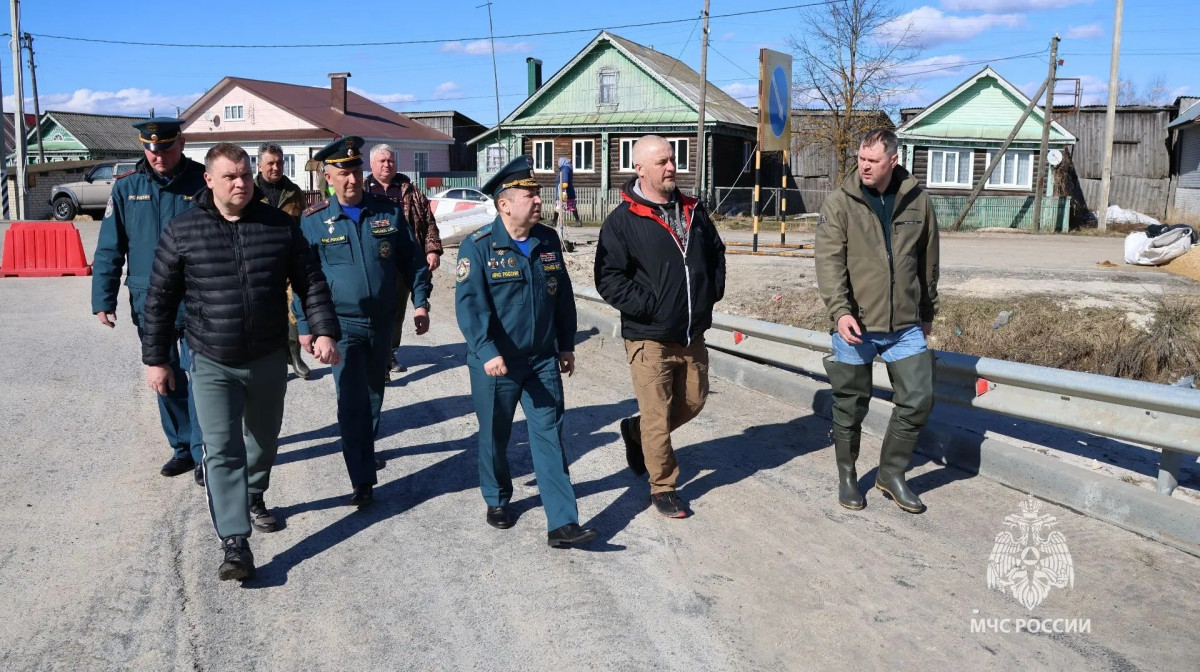 Синьков проверил работы по устранению последствий паводка в Выксе и Кулебаках