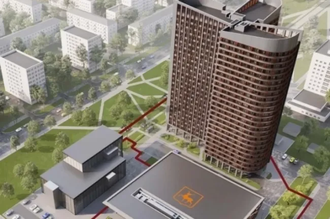 В Нижнем Новгороде опубликован мастер-план КРТ на месте кинотеатра «Россия»