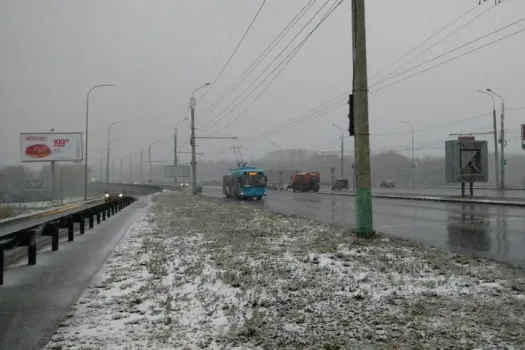 На Нижний Новгород 9 апреля обрушился снегопад, ожидается похолодание