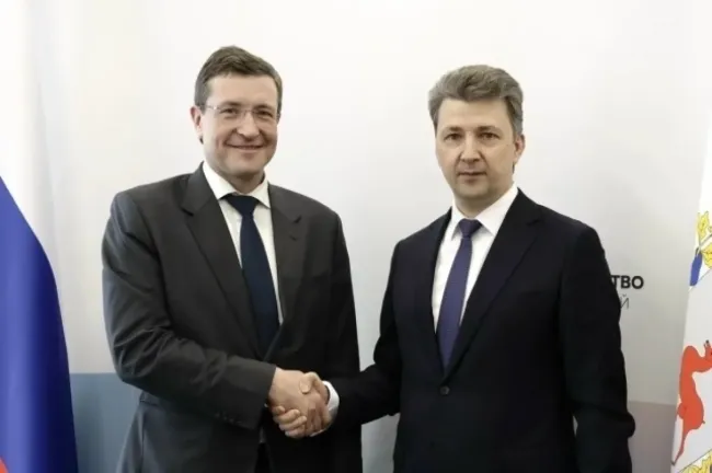 Глеб Никитин обсудил экономическое развитие региона с главой Волго-Вятского ГУ Банка России