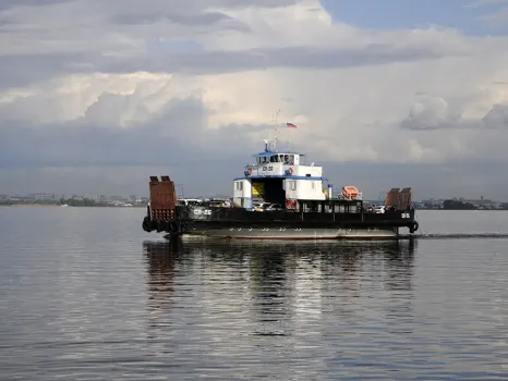 В Нижегородской области временно закрыта паромная переправа через Оку