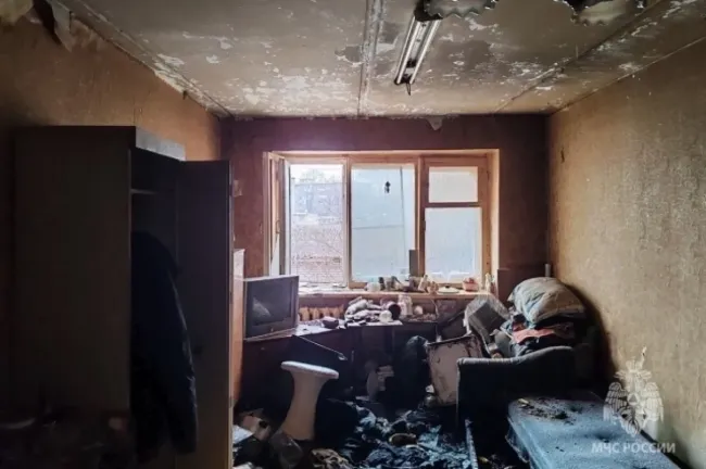 Пожар в Заволжье унес жизнь 61-летнего мужчины