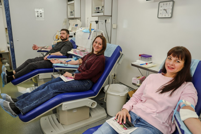 Сотрудники &laquo;Т Плюс&raquo; в Нижнем Новгороде сдали 14 литров крови на акции донорства