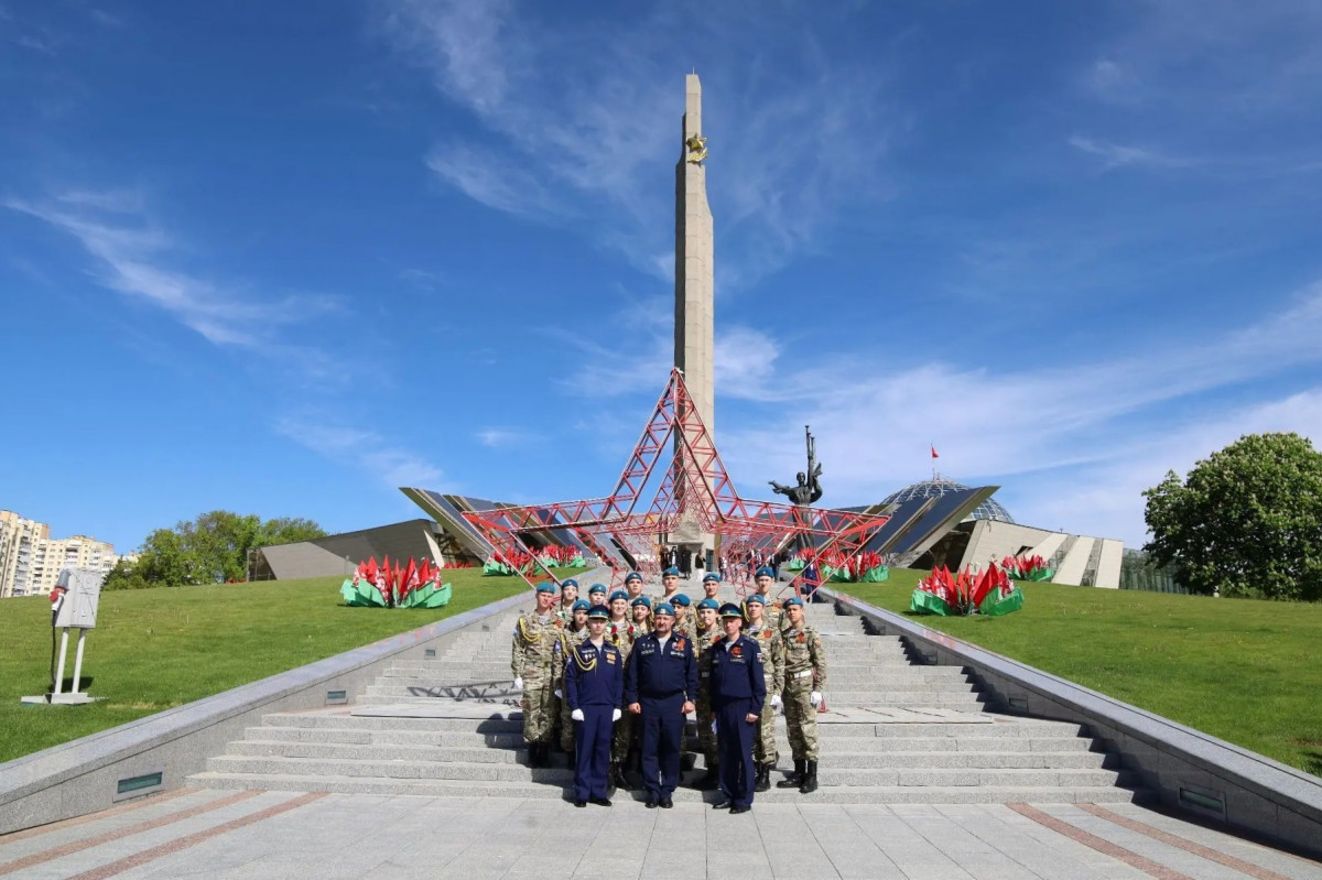 Плац-парад воспитанников нижегородского центра прошел в Минске